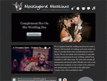 Tablet Screenshot of mockingbirdmusicians.com